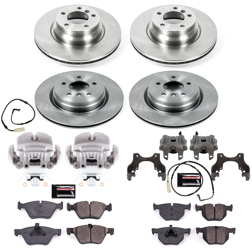 Power Stop 2006 BMW 330i Front & Rear Autospecialty Brake Kit w/Calipers
