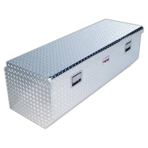 SINGLE LID ALUM CHEST BOX W/OFFSET WHT F/FULLSIZE
