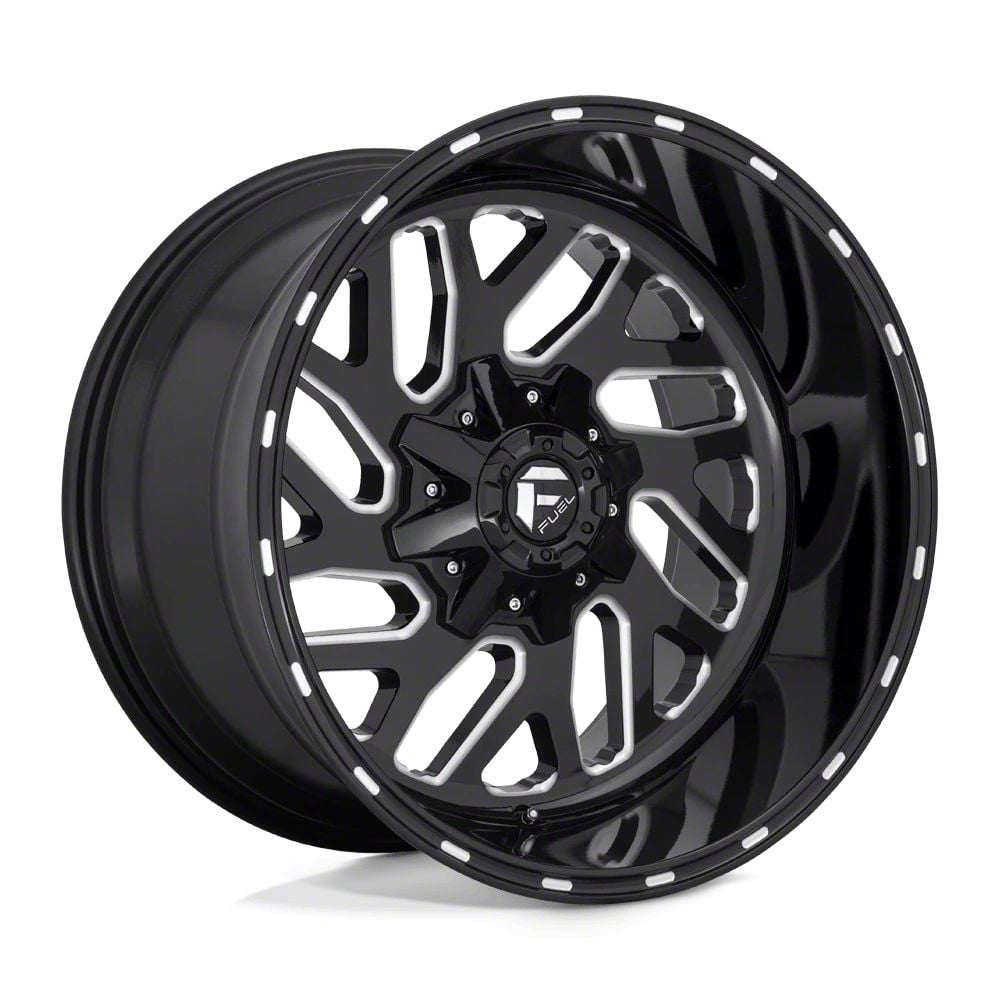 ~(64 lbs. 29X29X15)~ TRITON 26x12 5x127.00/5x139.70 GLOSS BLACK MILLED (-44 mm)