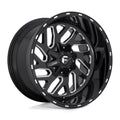 ~(64 lbs. 29X29X15)~ TRITON 26x12 5x127.00/5x139.70 GLOSS BLACK MILLED (-44 mm)