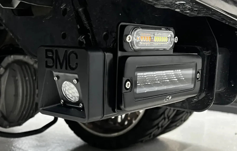 20C SILVERADO 2500/3500 6IN MIDNIGHT HITCH BARS FLOOD W/RIGID IGNITE ENDCAP UPGRADE