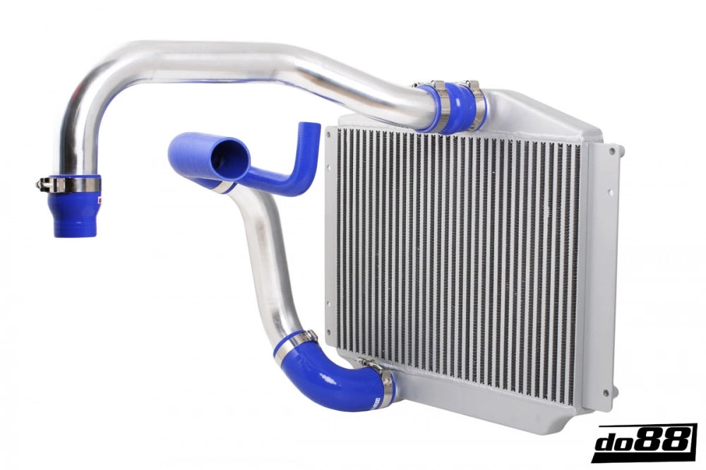 do88 94-98 Volvo 850 Turbo (76mm Throttle) BigPack Intercooler Kit w/Red Hoses