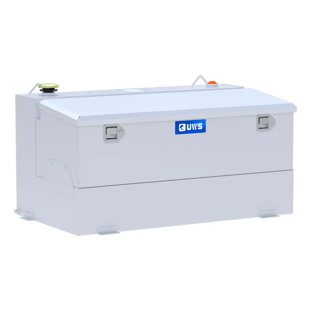 L-SHAPE TRANSFER TANK 75 GAL WH