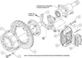 Wilwood Forged Dynalite P/S Rear Kit Red Chevy 12 Bolt-Spec 3.15in Bearing