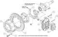 Wilwood Forged Dynalite P/S Rear Kit Ford 8.8 w/2.5in Offset-5 Lug