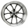 Weld S76 17x4.5 / 5x4.5 BP / 2.2in. BS Black Wheel (Medium Pad) - Non-Beadlock