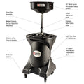 27GALLON DELUXE POLY SELFEVACUATING OIL DRAIN