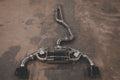 AUDI MK3 TTRS POLISHD EXHAUST BLACK
