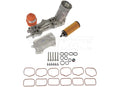 ENGINE OIL FILTER HOUSING W OIL COOLER AND FILTER ALUMINUM