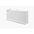 57 GAL SQUARE PRO FUEL TRANSFER TANK WHITE SINGLE