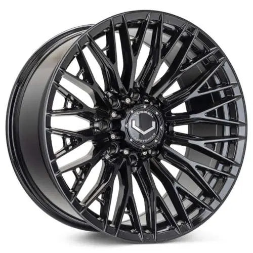 Vossen HFX-6 22x10 - 8x165.1 - ET-18 - Super Deep Face - 125.1 - Gloss Black Wheel