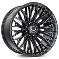 Vossen HFX-6 22x10 - 8x165.1 - ET-18 - Super Deep Face - 125.1 - Gloss Black Wheel