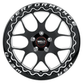 Weld Solana Beadlock 18x10.5 / 5x120.65 BP / ET65 / 70.3mm Bore - Gloss Black MIL DIA Wheel