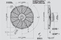 HOLLEY 12.0 INCH HIGH PERF FAN/PULLER CURVED