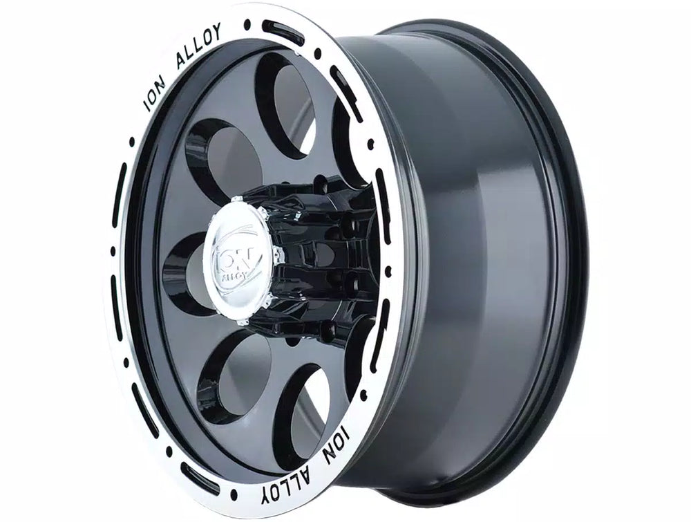 ~(27 lbs. 18X18X9)~ 174 (174) BLACK/MACHINED LIP 16X8 8-165.1 -5MM 130.8MM