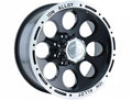 ~(27 lbs. 18X18X9)~ 174 (174) BLACK/MACHINED LIP 16X8 8-165.1 -5MM 130.8MM