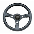 WHEEL BLACK LEATHER 13 IN
