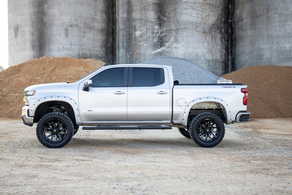 ~(52 lbs. 91X12X10)~ GM Oval Nerf Step Bars (19-20 GM 1500 2020 2500HD 3500 HD CREW CAB)