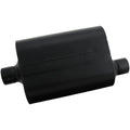 Super 40 Series Chambered Muffler Super 40 2.50 Center In 2.50 Offset Out Aggressive Sound Flowmaster
