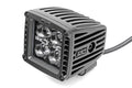 ~(8 lbs. 9X9X6)~ 2-inch Square Cree LED Lights - (Pair Black Series w/ Cool White DRL)