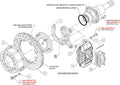 Wilwood Forged Dynalite P/S Rear Kit Mopar-Dana 2.36in Offset