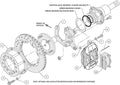 Wilwood Forged Dynalite P/S Rear Kit Red Mopar-Dana 2.72in Offset