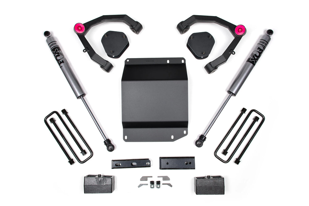 Zone Offroad silver lift kit