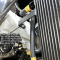 Chase Bays oil cooler installed view