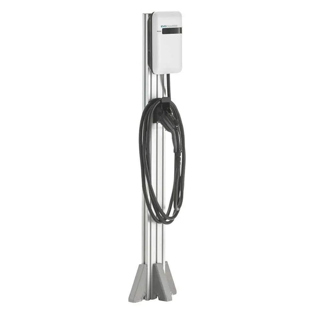 EvoCharge EVSE Single Port Wall 18ft Cable