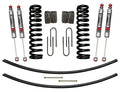 Suspension Lift Kit w/Shock M95 Performance Shocks 9 Inch Lift Incl. Front Coil Springs Rear Add-A-Leafs Rear U Bolt Kit Rear Block Skyjacker