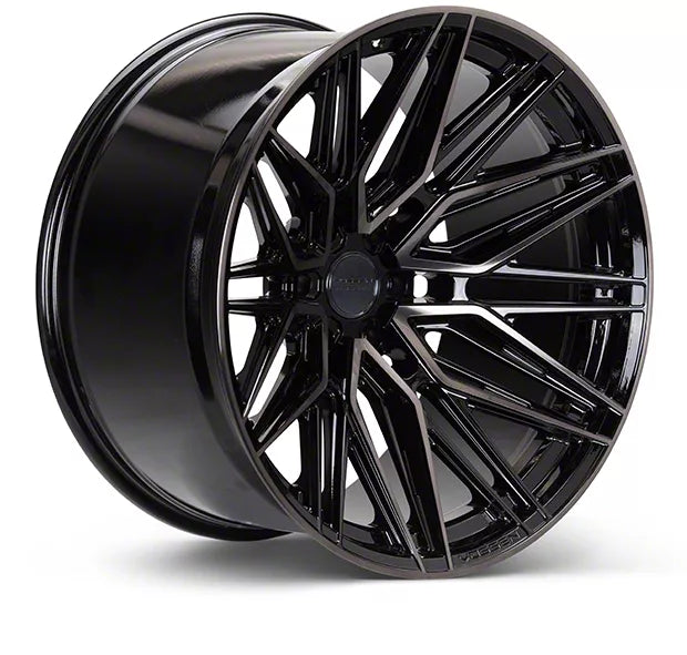 Vossen HF6-5 22x12 - 6x139.7 - ET-44 - Ultra Deep Face - 106.1 - Tinted Gloss Black Wheel