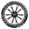 Weld Belmont Beadlock 18x10.5 / 5x120.65 BP / ET65 BS8.25 Gloss Black MIL DIA 78.1
