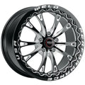 Weld S908 18X10 Belmont Drag Beadlock 5X115 ET30 BS6.70 Gloss Black MIL Dia 78.1