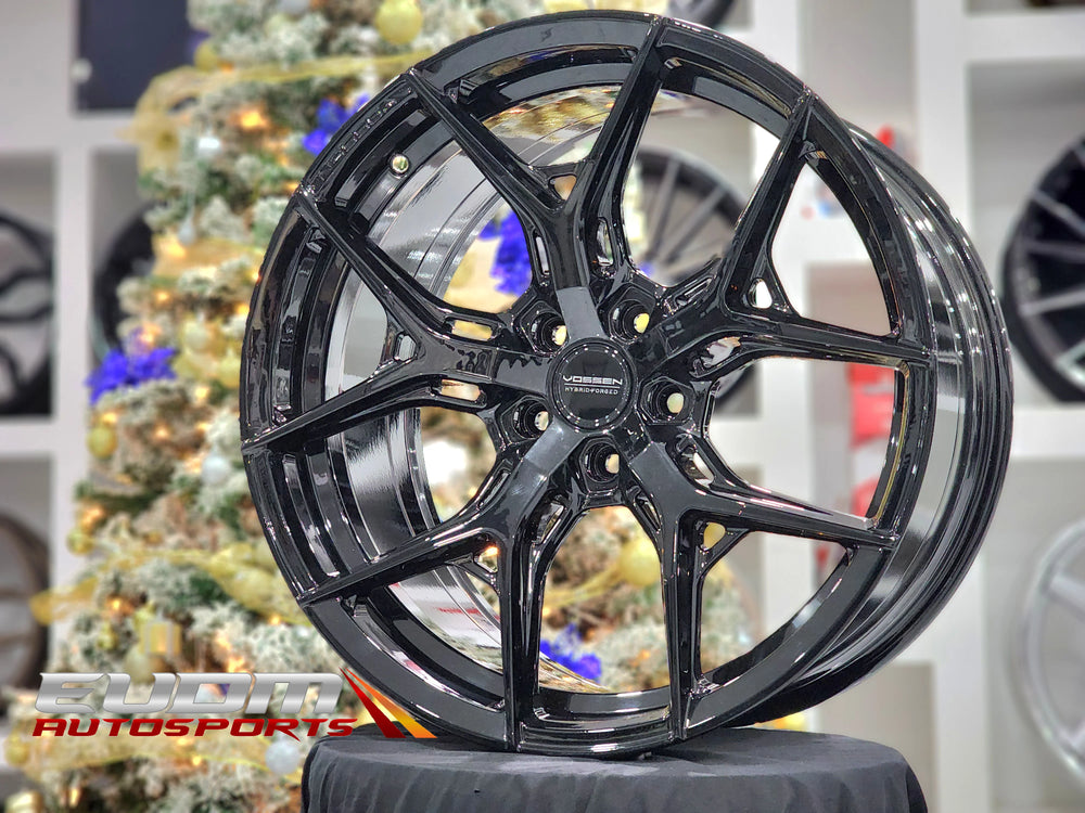 Vossen HF5 - 22x9.5 - ET42 - 5x130 - 71.6 - FLAT - GB - Gloss Black