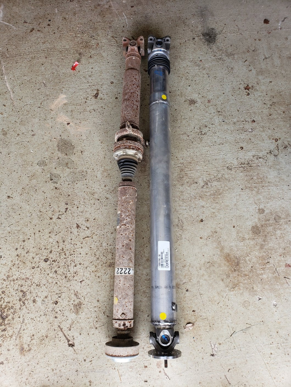 DSS Ford 2001 Mustang Cobra 950 HP 3.5in Aluminum Shaft