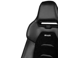 Braum Viper X Series Sport Seats - Red Black Trim - BRR3-RDBK3