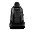 Braum Viper X Series Sport Seats - Red Black Trim - BRR3-RDBK3