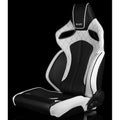 Braum Orue Series Sport Seats - Black Diamond (Red Stitching) - BRR6-BDRS