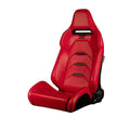 Braum Viper X Series Sport Seats - Black Suede Inserts - BRR3-BKGS3