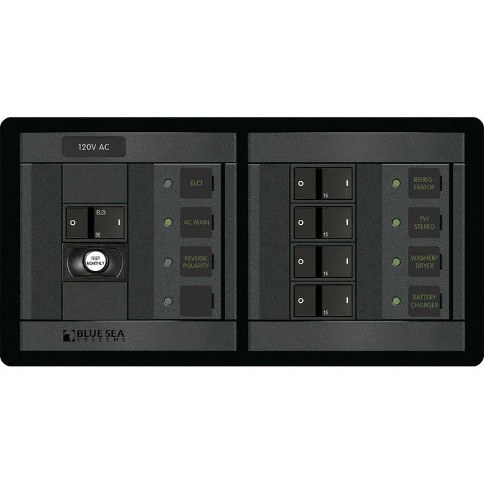 PANEL 360 120VAC 5POS W/ELCI MAIN 3