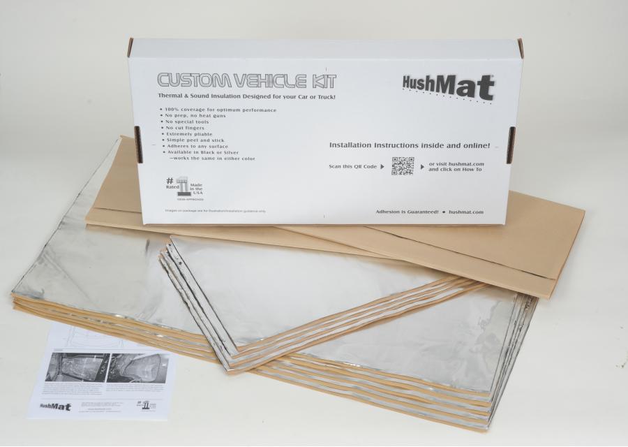 COMPLETE VEHICLE CUSTOM INSULATION KIT POLYMER BLACK BACKING SILVER