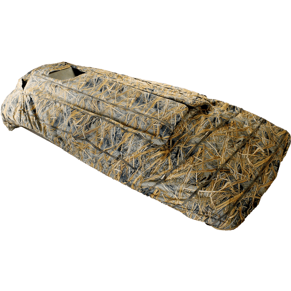 FINAL ATTACK ULTIMATE PACKAGE; (MARSH BROWN); INC BOAT BLIND BACK REST AND COVER