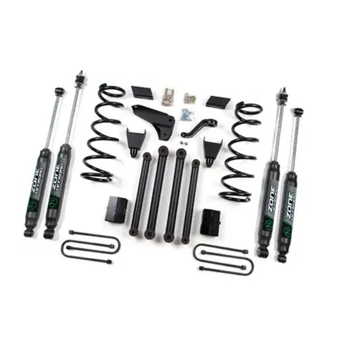 10-12 Dodge RAM 2500 5.0 Inch  Coil Spring Lift Kit With 4-1/8 Axle With Nitro Shocks Zone Offroad