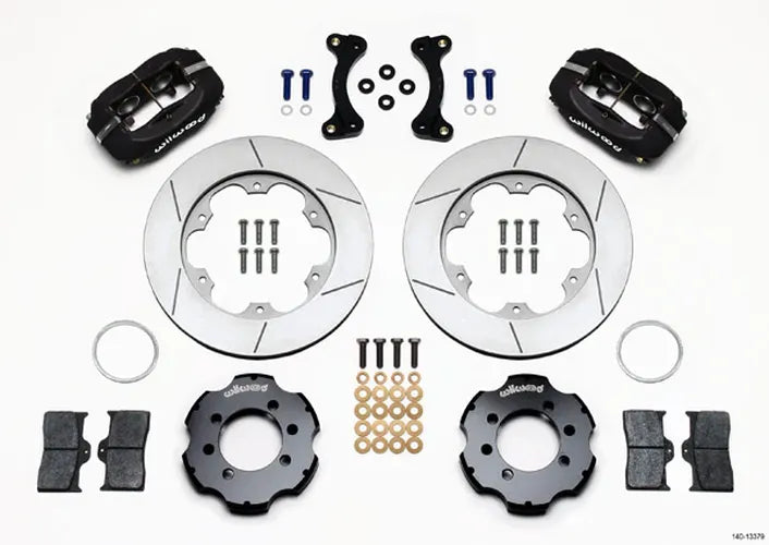 Wilwood Forged Dynalite Front Hat Kit 11.00in GT Rotor 95-05 Miata