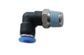 Vacuum Line Fitting, 6mm Male Elbow