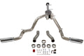 American Thunder Cat-Back Exhaust System Fits 2020-2026 GM 2500Hd/3500Hd With 6.6L Gas Engine, Crew Cab/Short Bed, Dual Out Rear/Dual Out Side, Polished Tips Aggressive To Moderate Sound Flowmaster