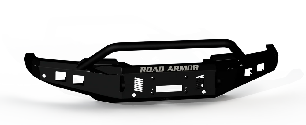 Road Armor 23-24 Ford F-250 Stealth Front Winch Bumper Pre-Runner Guard - Texture Black