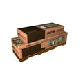 8 X 15 FT OUTDOOR STORAGE SHED (2 WINDOWS) DESERT