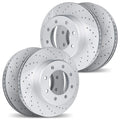 DFC 09-25 Dodge Ram 3500 Front & Rear Drilled & Slotted Geoperformance Rotors