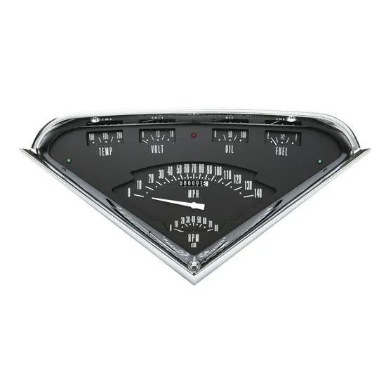 TACH FORCE 6 GAUGE SET BLACK